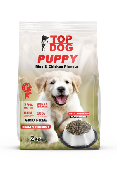 Top dog puppy rice and Chiken 2kg (1)